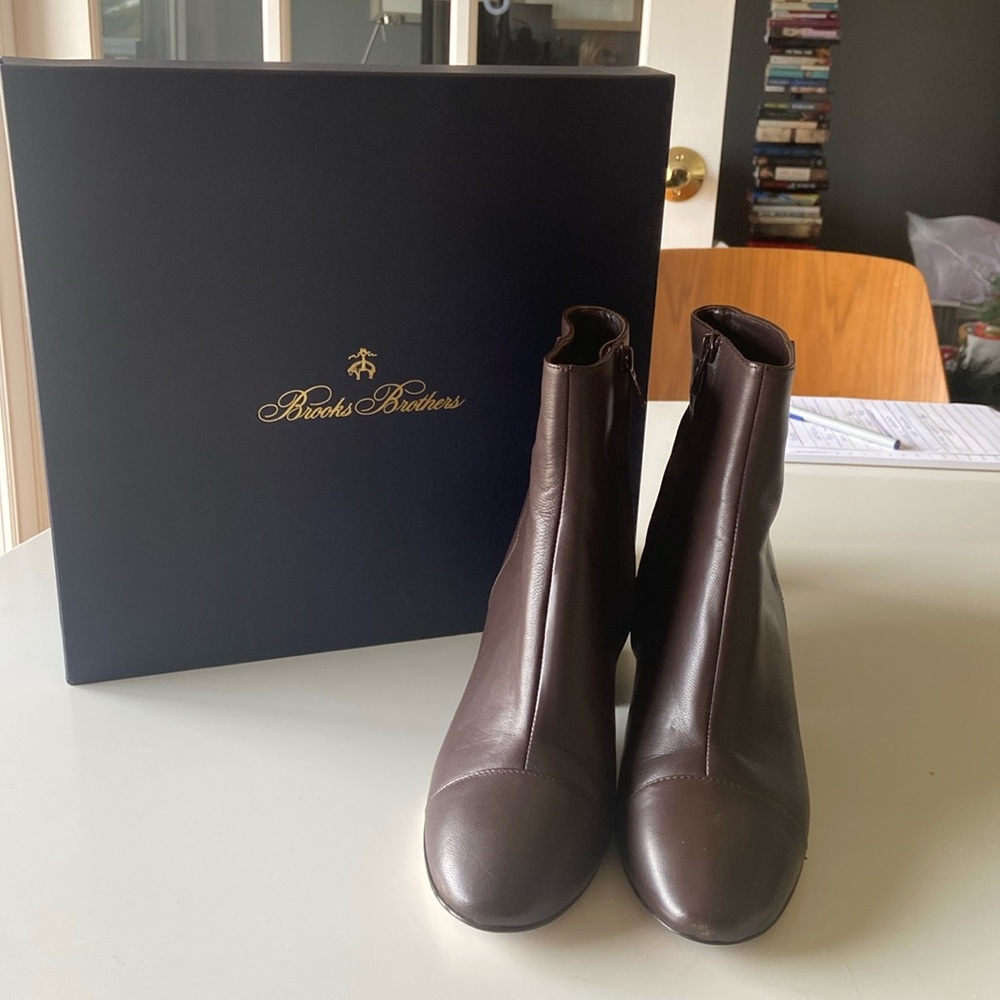 Brooks Brothers Brown Ankle Boots
